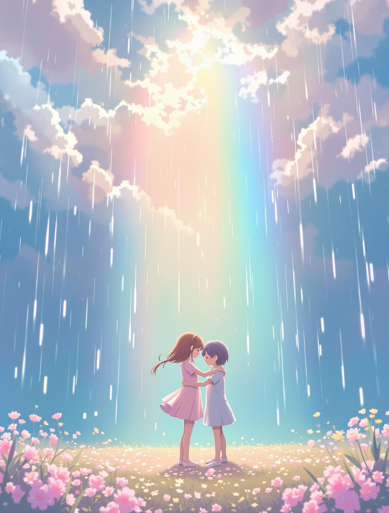日语短句 - 雨后彩虹